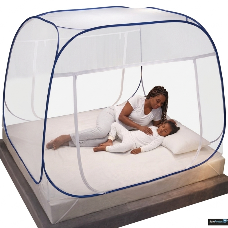 STOP aux piqûres la nuit ! Dormez enfin tranquille dès ce soir grâce à cette moustiquaire ultra-protectrice.